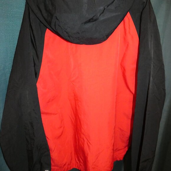 Nike Jacket - Red Black Sportswear Air Anorak Woven Pullover Nike Air - Picture 2 of 3